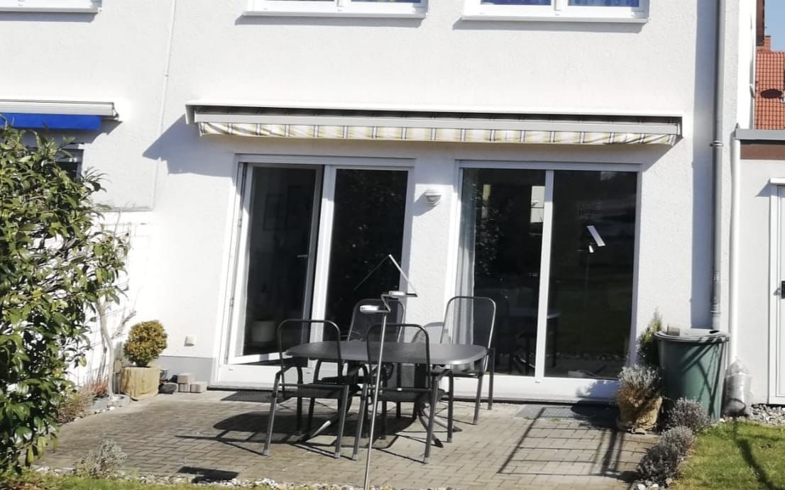 Vorher: Fläche vor dem Terrassenbau